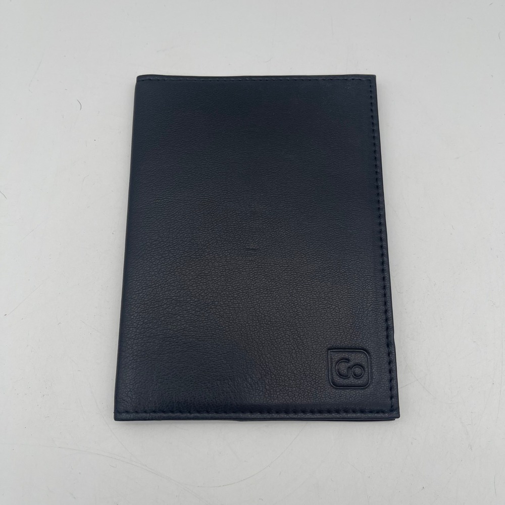 Go Travel RFID Blocking Passport Wallet Navy Blue Slim Travel Holder Organizer
